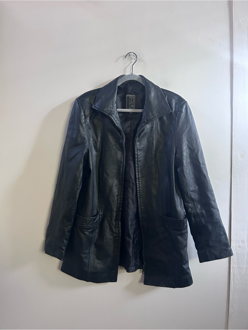 Robert comestock leather jacket medium